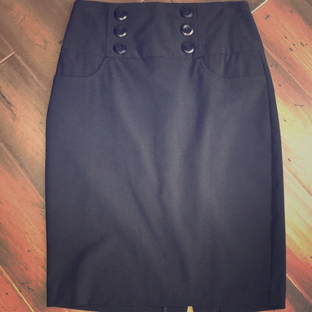 Black Business Casual pencil skirt